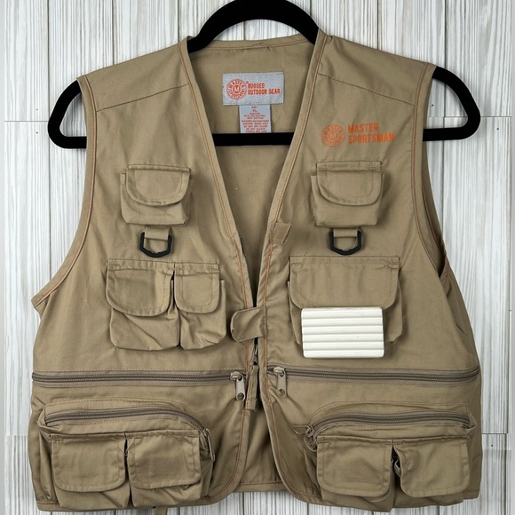 Master Sportsman Men’s Fishing Vest Size XL‎ - Picture 1 of 5